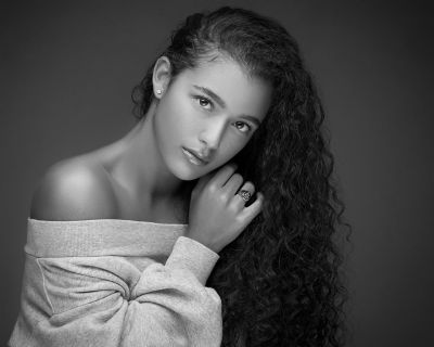 Portræt fotos i sort/hvid er altid et hit