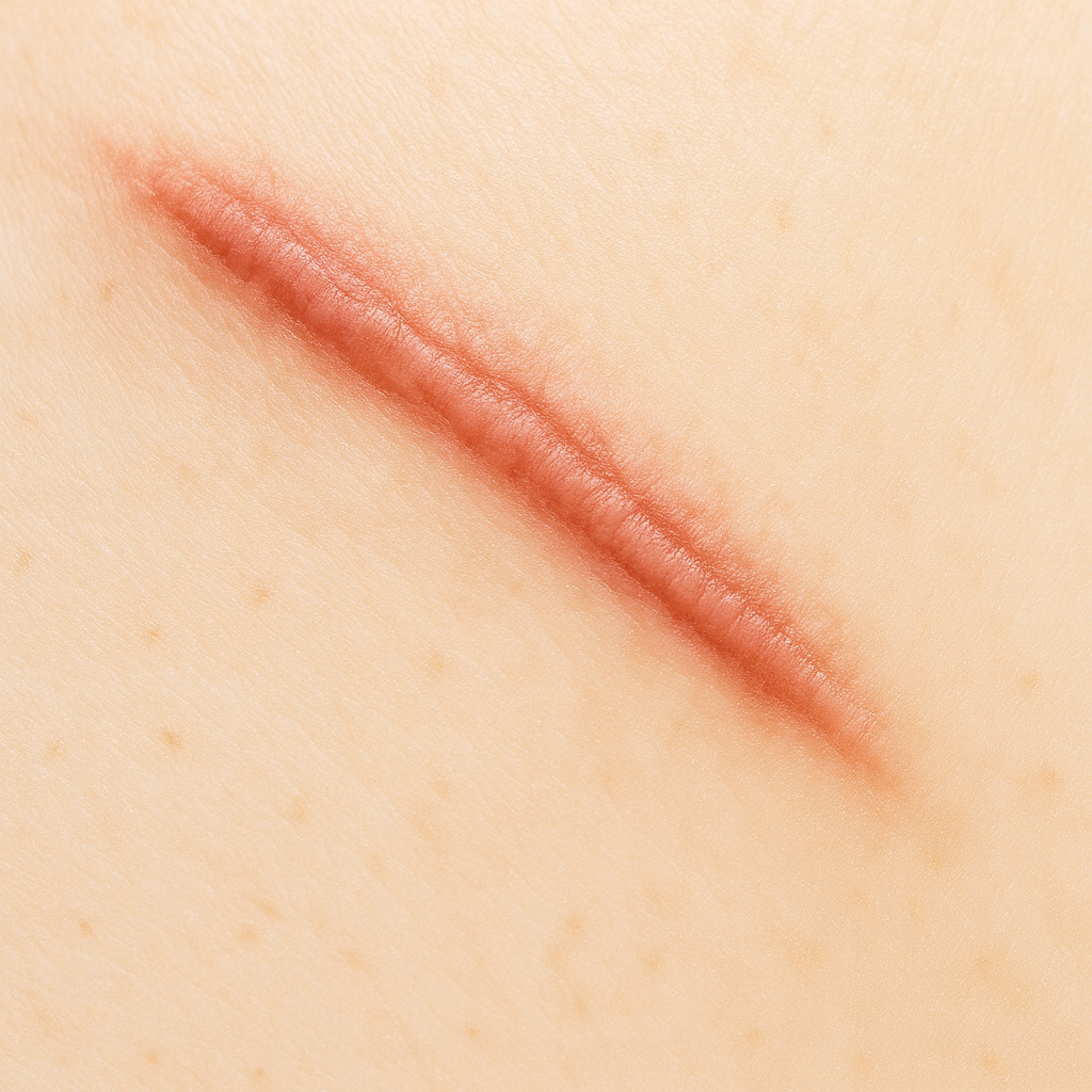 Skadesfoto ar på arm